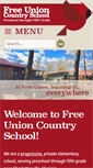 Mobile Screenshot of freeunioncountryschool.org